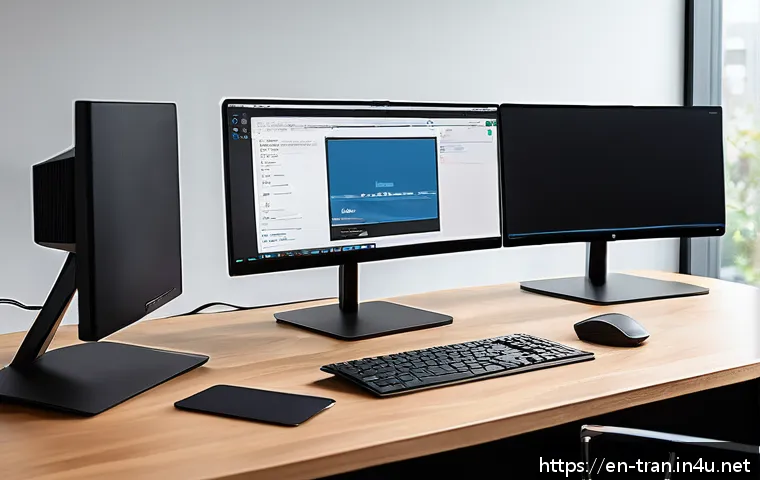 통역사 준비생이 알아야 할 시장 정보 - A modern interpreter’s home office setup showcasing a sleek, soundproofed workspace with high-qualit...